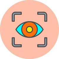 ícone de vetor de scanner de olho