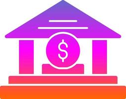 design de ícone de vetor de banco de investimento