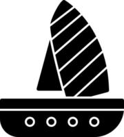 design de ícone de vetor de windsurf