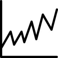 design de ícone de vetor de gráfico de frequência