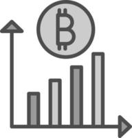 design de ícone de vetor de investimento em criptomoeda