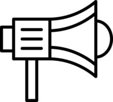 design de ícone de vetor de megafone
