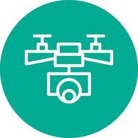 design de ícone de vetor de drone