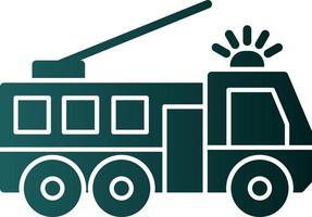 design de ícone de vetor de caminhão de bombeiros