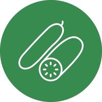 design de ícone de vetor de pepino