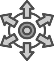 design de ícone de vetor de expansão