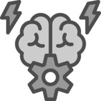design de ícone de vetor de brainstorm
