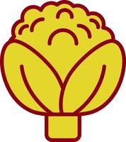 design de ícone de vetor de couve-flor