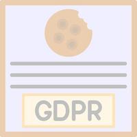 design de ícone de vetor de rastreamento de cookies