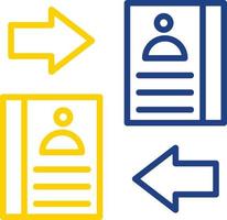 design de ícone de vetor de substituição de diretório