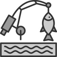 design de ícone de vetor de pesca