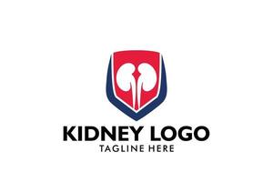 vetor de ícone de logotipo de cuidado renal isolado