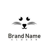 gato logotipo animais design símbolo vetor