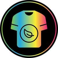 design de ícone de vetor de camisa ecológica
