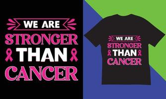 design de camiseta do dia mundial do câncer. vetor