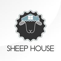 cabeça de ovelha simples e única e imagem de café ícone gráfico logotipo design conceito abstrato vetor estoque. que pode ser usado como símbolo ou relacionado a animais e propriedades