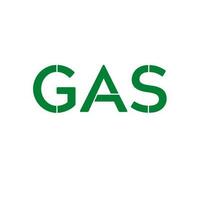 vetor de logotipo de gás