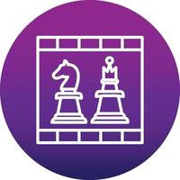 ícone de vetor de tabuleiro de xadrez