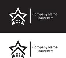vetor de design de ícone de logotipo imobiliário