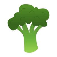 ilustração vetorial de brócolis vetor