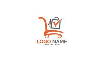 logotipo de compras on-line vetor