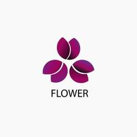 logotipo de beleza, logotipo de flor, logotipo de beleza vetorial vetor