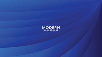 modelo de design de fundo azul moderno vetor