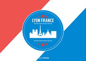 lyon france background illustration vetor