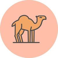 ícone de vetor de camelo