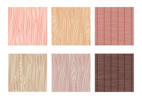 Variante de coleção de vetores de padrões Woodgrain