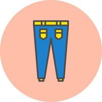 ícone de vetor de jeans
