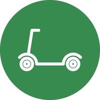 design de ícone de vetor de scooter
