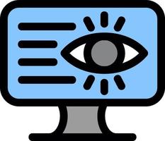 design de ícone de vetor de privacidade online