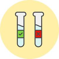 ícone de vetor de experimento