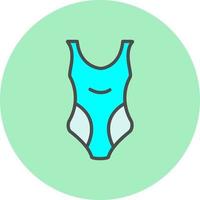 ícone de vetor de traje de natação