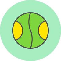 ícone de vetor de bola de tênis