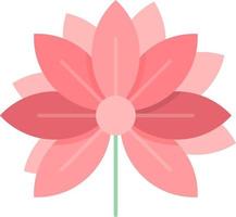 design de ícone de vetor de flor de lótus