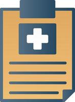 design de ícone de vetor de relatório de saúde