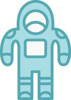 ícone de vetor de traje de astronauta
