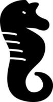 design de ícone de vetor de cavalo-marinho