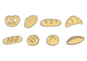 Coleção grátis de vetores de pão