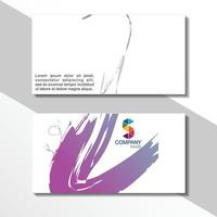 design de cartão de visita, cartão de visita da empresa vetor