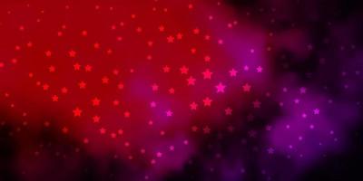 fundo vector rosa escuro, amarelo com estrelas pequenas e grandes.