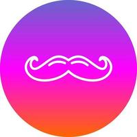 design de ícone de vetor de bigode