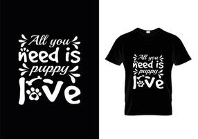 design de camiseta meu cachorro caça zumbis vetor