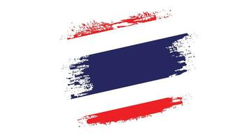 respingo de efeito de textura bandeira da tailândia vetor