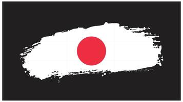 respingo vetor de design de bandeira do japão sujo