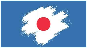 bandeira criativa do grunge do japão vetor