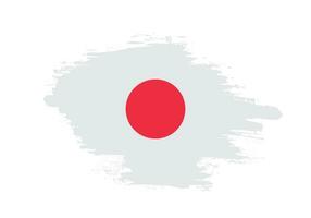 vetor de bandeira do Japão angustiado desbotado