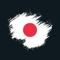 vetor de bandeira do japão pincelada de tinta para download gratuito